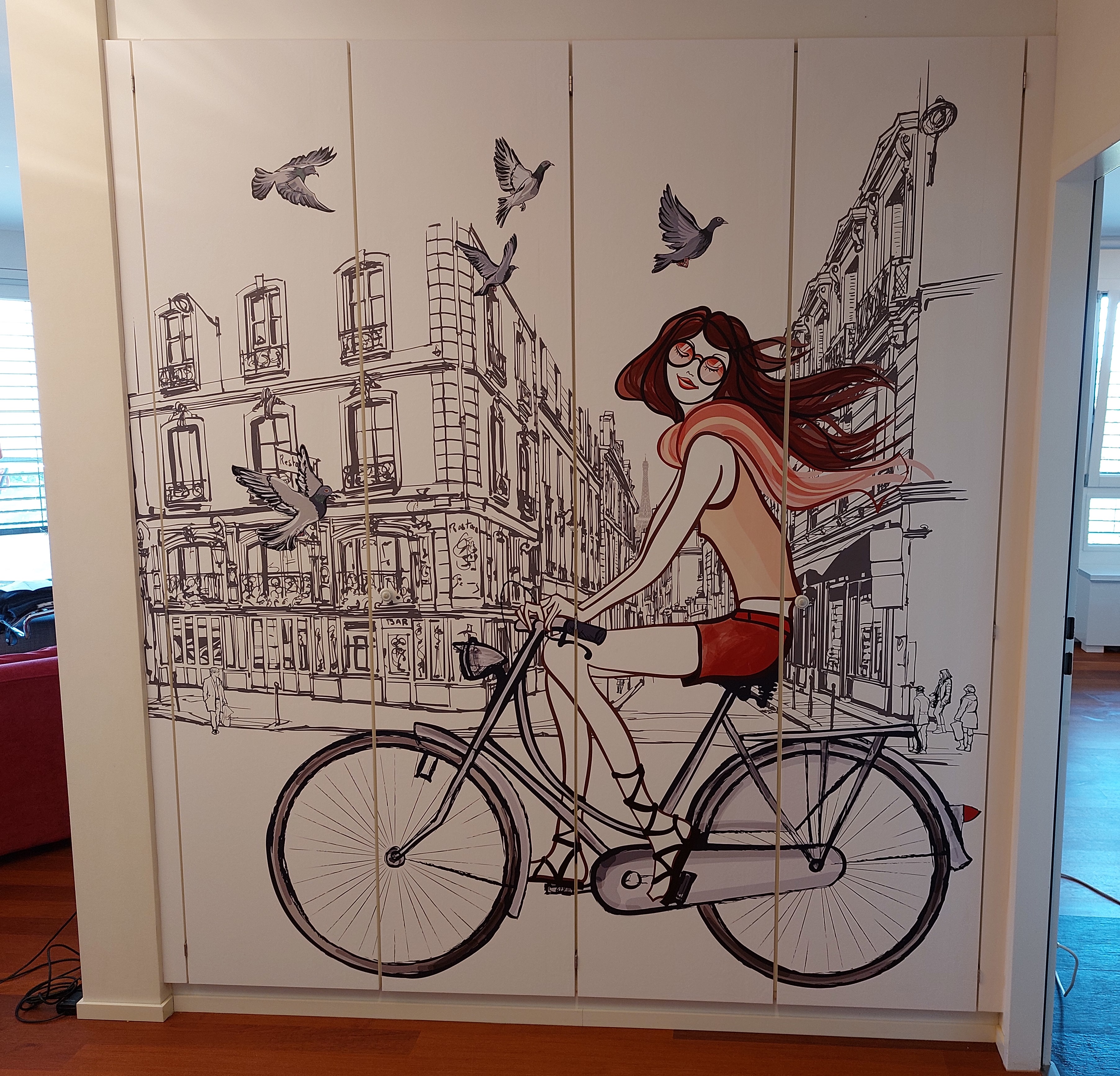 Fresque murale artistique